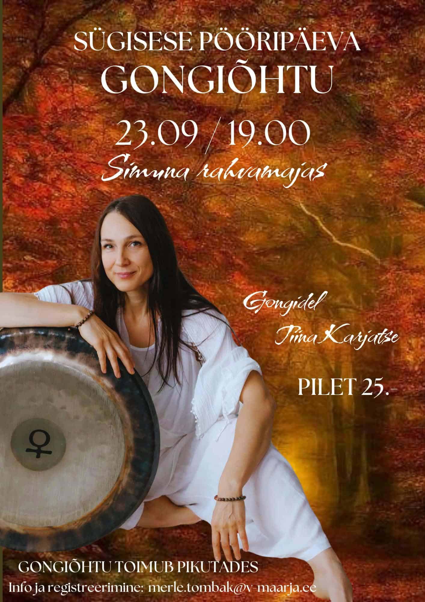 Sügisese pööripäeva gongiõhtu